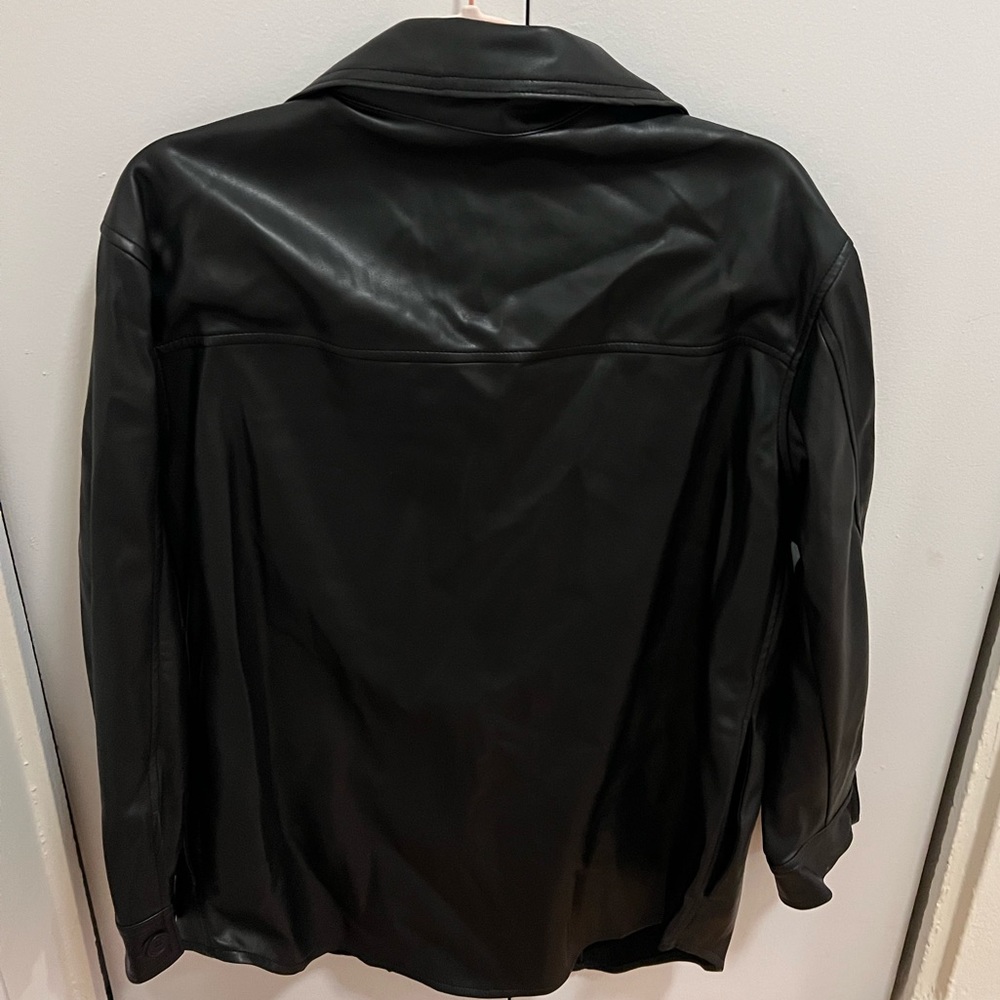 Leather Button Down Shirt/ Jacket - image 2